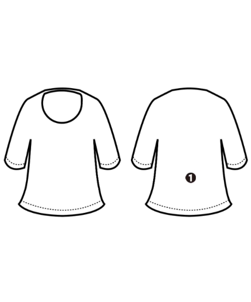 OPAQUE.CLIP（オペークドットクリップ）ブラウス 黒 サイズ:38(M位) レディース/2200639521213