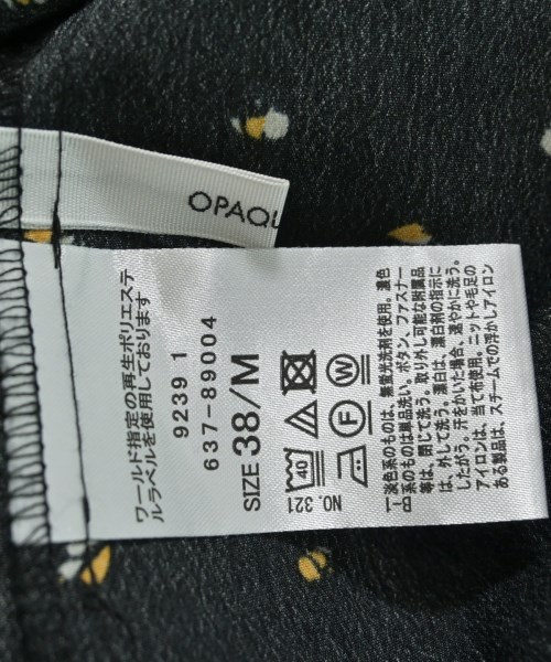 OPAQUE.CLIP（オペークドットクリップ）ブラウス 黒 サイズ:38(M位) レディース/2200639521213