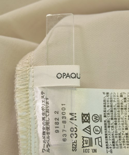 OPAQUE.CLIP（オペークドットクリップ）ブラウス ベージュ サイズ:38(M位) レディース/2200639521237