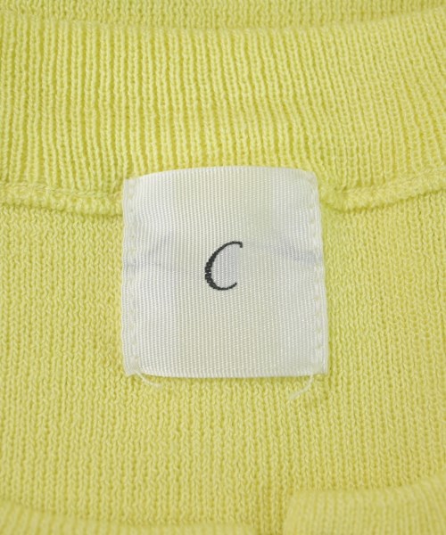 OPAQUE.CLIP（オペークドットクリップ）カーディガン 黄 サイズ:F レディース/2200639521282