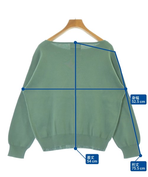 OPAQUE.CLIP（オペークドットクリップ）ニット・セーター 緑 サイズ:38(M位) レディース/2200645390049