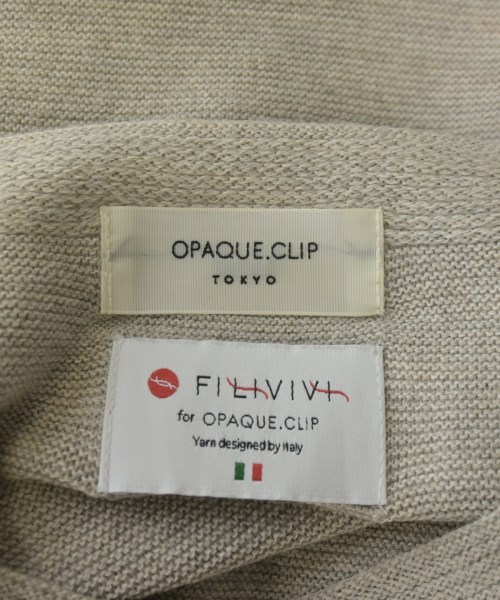 OPAQUE.CLIP（オペークドットクリップ）ニット・セーター ベージュ サイズ:38(M位) レディース/2200648202028