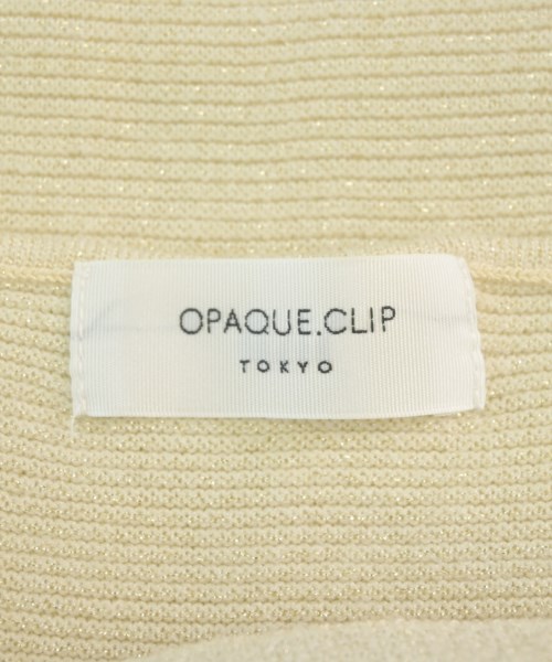 OPAQUE.CLIP（オペークドットクリップ）ニット・セーター 白 サイズ:38(M位) レディース/2200696553011
