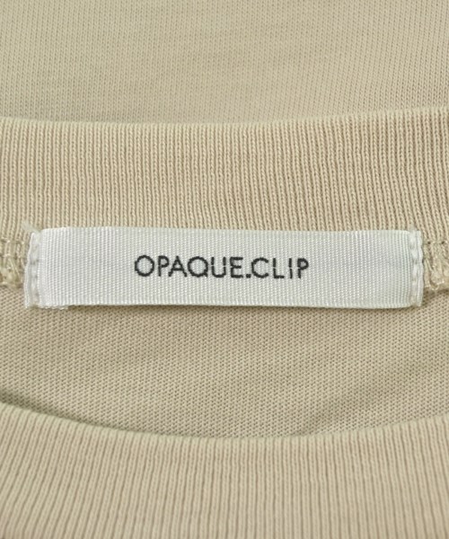 OPAQUE.CLIP（オペークドットクリップ）Tシャツ・カットソー ベージュ サイズ:40(M位) レディース/2200709288039