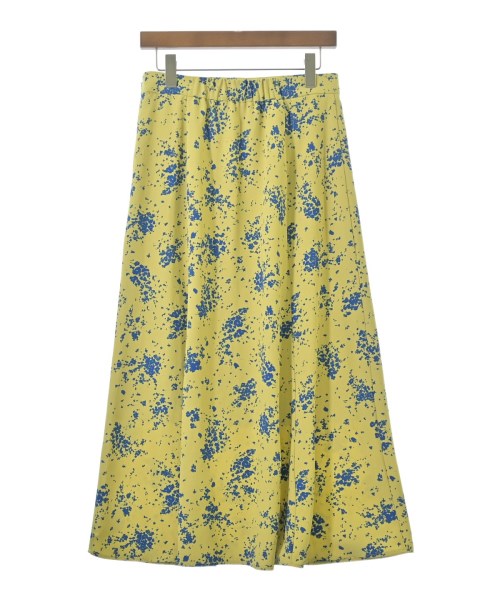 OPAQUE.CLIP（オペークドットクリップ）ロング・マキシ丈スカート 黄 サイズ:42(XL位) レディース/2200660594026