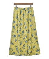 OPAQUE.CLIP（オペークドットクリップ）ロング・マキシ丈スカート 黄 サイズ:42(XL位) レディース/2200660594026