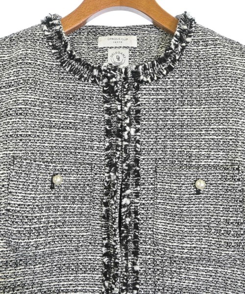 OPAQUE.CLIP（オペークドットクリップ）ノーカラージャケット 黒 サイズ:L レディース/2200659933041