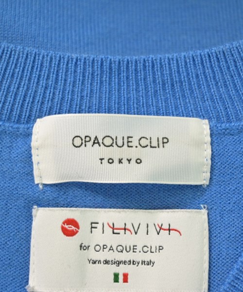 OPAQUE.CLIP（オペークドットクリップ）ニット・セーター 青 サイズ:38(M位) レディース/2200663688043