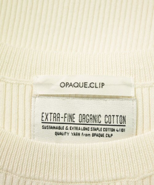 OPAQUE.CLIP（オペークドットクリップ）ニット・セーター 白 サイズ:38(M位) レディース/2200663688050