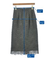 OPAQUE.CLIP（オペークドットクリップ）ロング・マキシ丈スカート グレー サイズ:S レディース/2200663910021