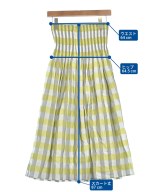 OPAQUE.CLIP（オペークドットクリップ）ロング・マキシ丈スカート 黄 サイズ:M レディース/2200659949103