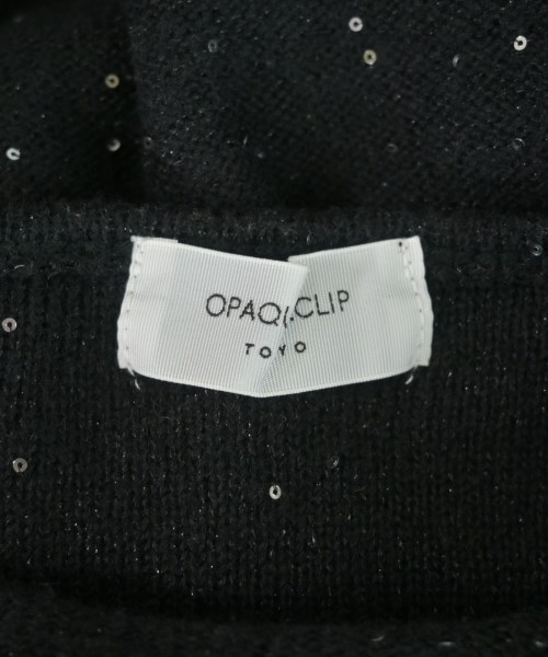 OPAQUE.CLIP（オペークドットクリップ）ニット・セーター 黒 サイズ:38(M位) レディース/2200661556054