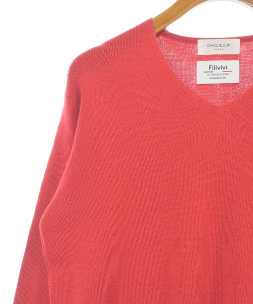 OPAQUE.CLIP（オペークドットクリップ）ニット・セーター 赤 サイズ:38(M位) レディース/2200662143079