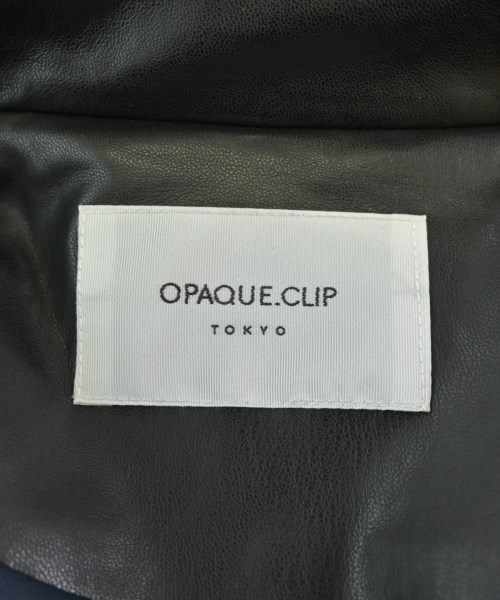 OPAQUE.CLIP（オペークドットクリップ）ライダース 黒 サイズ:36(S位) レディース/2200664120023