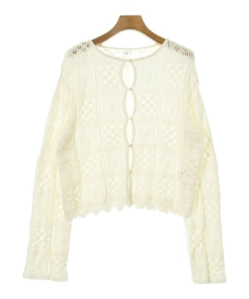 OPAQUE.CLIP(オペークドットクリップ)カーディガン 白 サイズ:38(M位)/2200665725012
