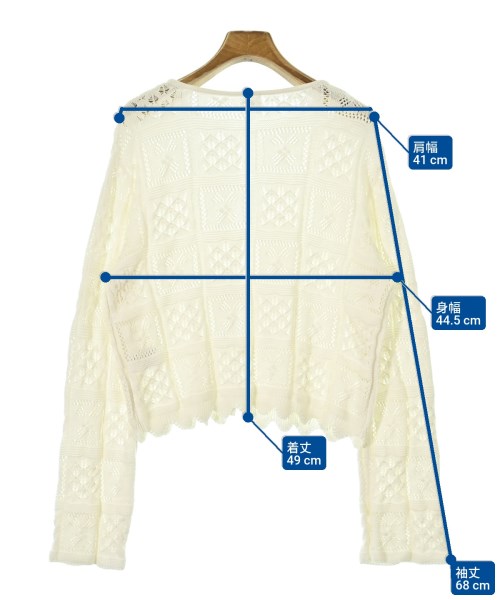 OPAQUE.CLIP（オペークドットクリップ）カーディガン 白 サイズ:38(M位) レディース/2200665725012