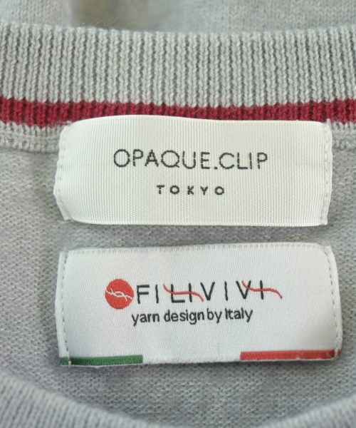 OPAQUE.CLIP（オペークドットクリップ）ニット・セーター グレー サイズ:40(L位) レディース/2200662527053