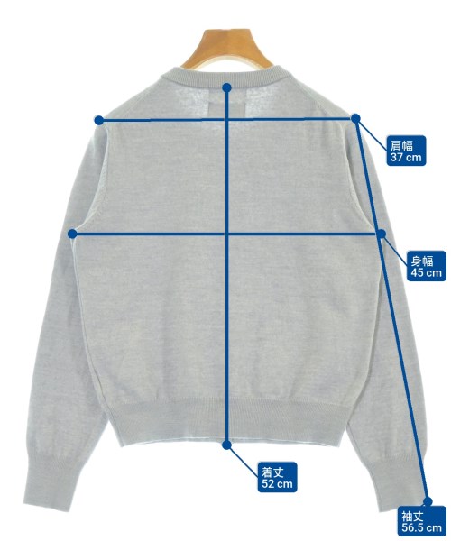 OPAQUE.CLIP（オペークドットクリップ）ニット・セーター グレー サイズ:40(L位) レディース/2200662527053