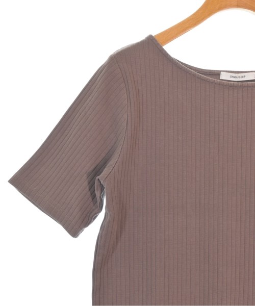 OPAQUE.CLIP（オペークドットクリップ）Tシャツ・カットソー 茶 サイズ:40(M位) レディース/2200663934065
