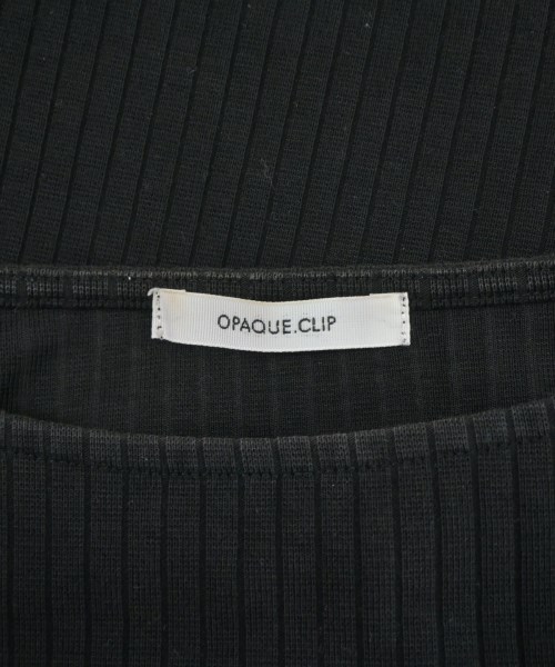 OPAQUE.CLIP（オペークドットクリップ）Tシャツ・カットソー 黒 サイズ:40(M位) レディース/2200663934072