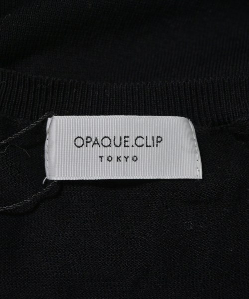 OPAQUE.CLIP（オペークドットクリップ）カーディガン 黒 サイズ:L レディース/2200664288112