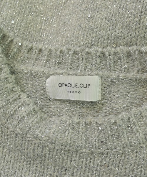 OPAQUE.CLIP（オペークドットクリップ）ニット・セーター グレー サイズ:F レディース/2200661145012