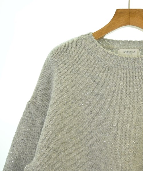 OPAQUE.CLIP（オペークドットクリップ）ニット・セーター グレー サイズ:F レディース/2200661145012