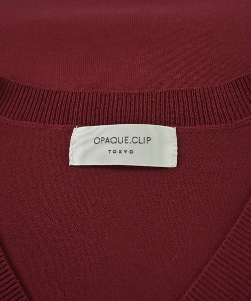 OPAQUE.CLIP（オペークドットクリップ）ニット・セーター 赤 サイズ:40/L レディース/2200661145098