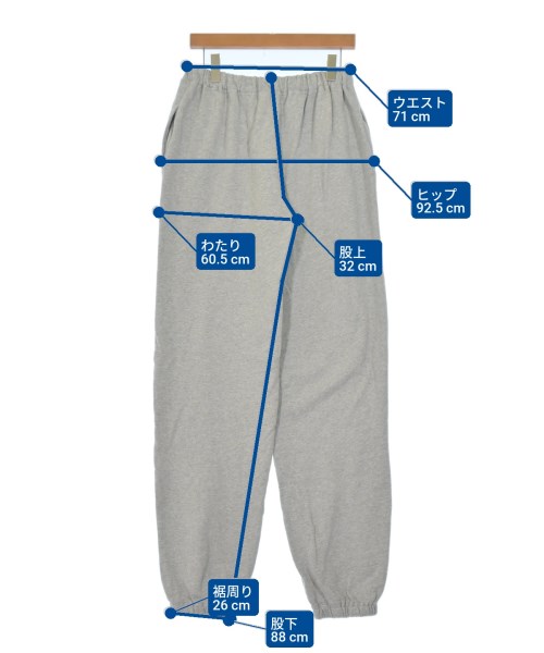 OPAQUE.CLIP（オペークドットクリップ）スウェットパンツ グレー サイズ:38(M位) レディース/2200663685011