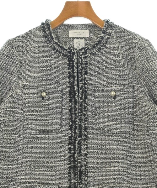 OPAQUE.CLIP（オペークドットクリップ）ノーカラージャケット 黒 サイズ:38(M位) レディース/2200666524065