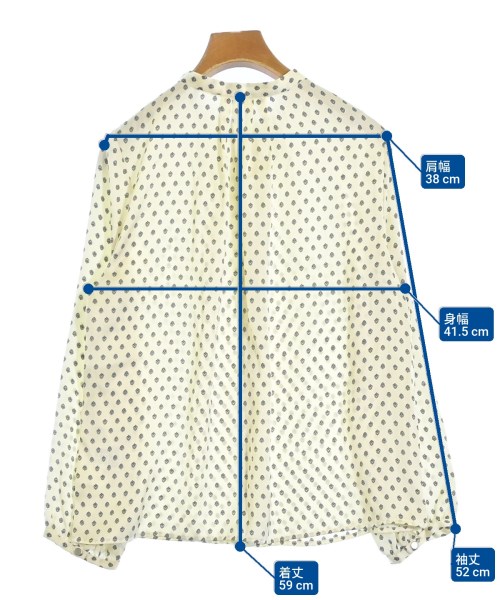 OPAQUE.CLIP（オペークドットクリップ）ブラウス 黄 サイズ:38(M位) レディース/2200667837058