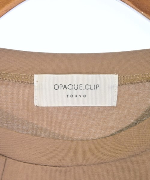OPAQUE.CLIP（オペークドットクリップ）Tシャツ・カットソー 茶 サイズ:38(M位) レディース/2200668582032