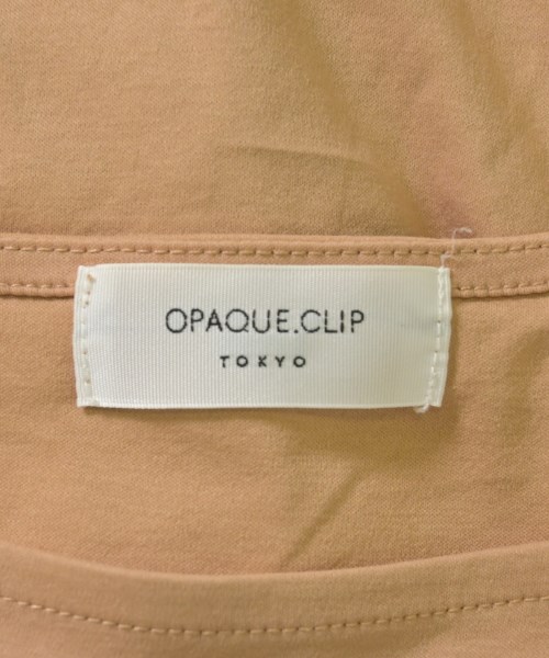 OPAQUE.CLIP（オペークドットクリップ）Tシャツ・カットソー ベージュ サイズ:38(M位) レディース/2200724366149