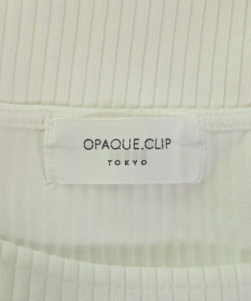 OPAQUE.CLIP（オペークドットクリップ）Tシャツ・カットソー 白 サイズ:38(M位) レディース/2200727738103
