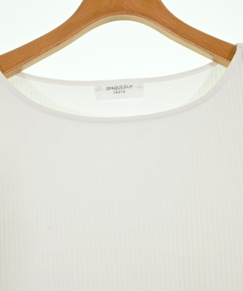 OPAQUE.CLIP（オペークドットクリップ）Tシャツ・カットソー 白 サイズ:38(M位) レディース/2200727738103