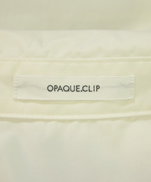 OPAQUE.CLIP（オペークドットクリップ）カジュアルシャツ 白 サイズ:38(M位) レディース/2200732540050