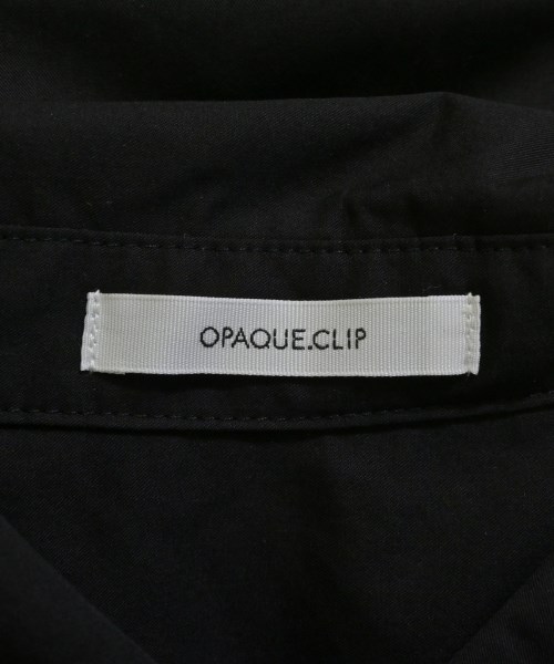 OPAQUE.CLIP（オペークドットクリップ）カジュアルシャツ 黒 サイズ:38(M位) レディース/2200732540067