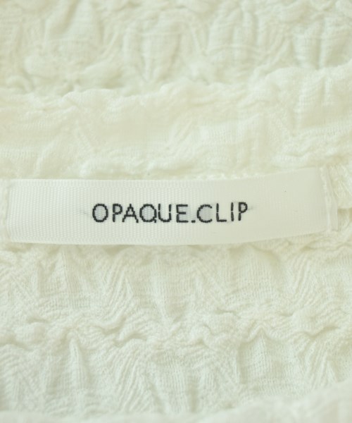 OPAQUE.CLIP（オペークドットクリップ）ブラウス 白 サイズ:40(M位) レディース/2200728335035