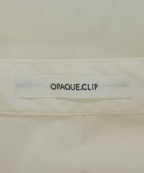 OPAQUE.CLIP（オペークドットクリップ）カジュアルシャツ 白 サイズ:38(M位) レディース/2200716043041