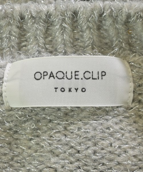 OPAQUE.CLIP（オペークドットクリップ）ニット・セーター グレー サイズ:F レディース/2200713565041