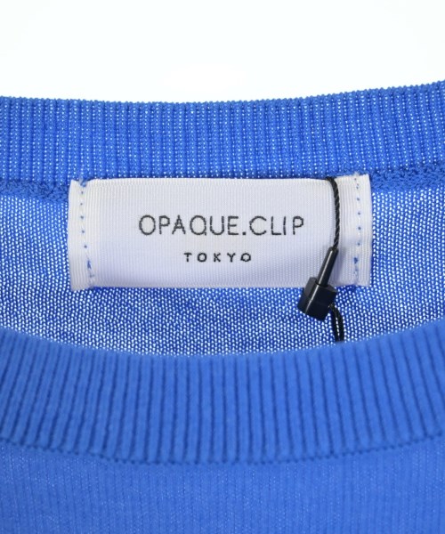 OPAQUE.CLIP（オペークドットクリップ）ニット・セーター 青 サイズ:40(L位) レディース/2200716181026