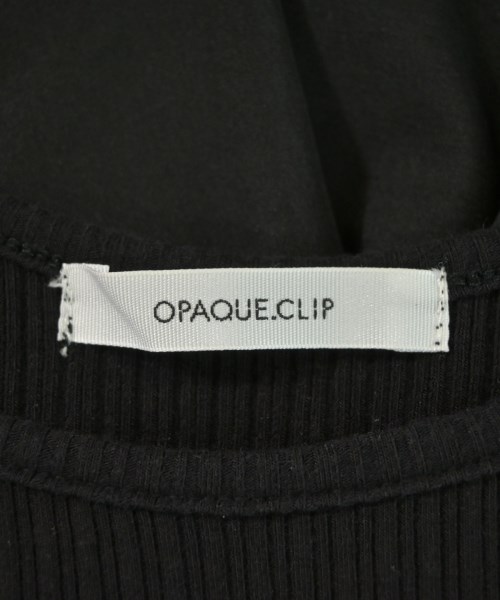 OPAQUE.CLIP（オペークドットクリップ）Tシャツ・カットソー 黒 サイズ:36(S位) レディース/2200718612061