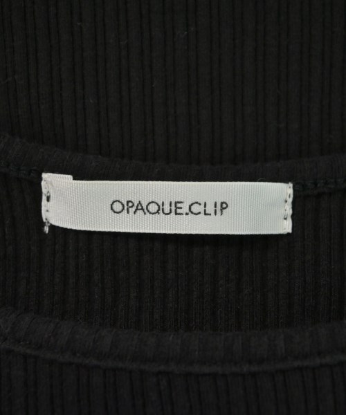OPAQUE.CLIP（オペークドットクリップ）Tシャツ・カットソー 黒 サイズ:36(S位) レディース/2200718612078