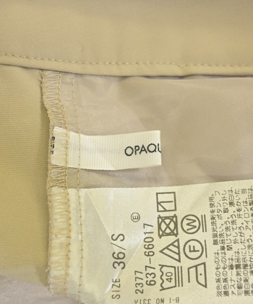 OPAQUE.CLIP（オペークドットクリップ）スラックス ベージュ サイズ:36(S位) レディース/2200719297014