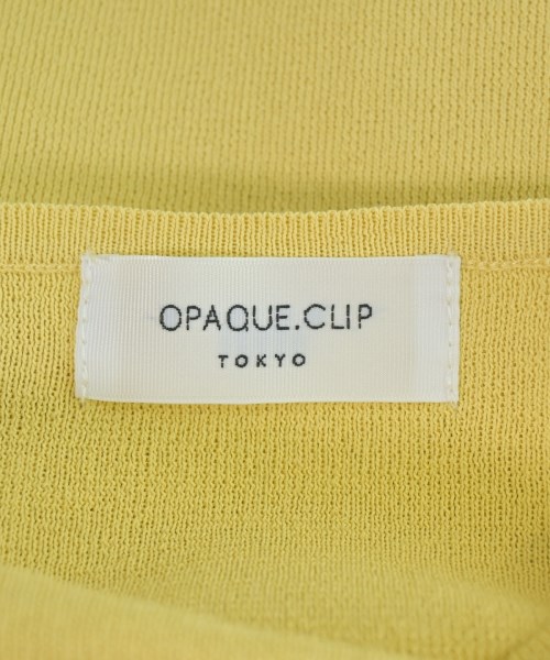 OPAQUE.CLIP（オペークドットクリップ）ニット・セーター 黄 サイズ:38(M位) レディース/2200717678129
