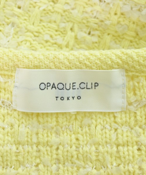 OPAQUE.CLIP（オペークドットクリップ）カーディガン 黄 サイズ:38(M位) レディース/2200720892093