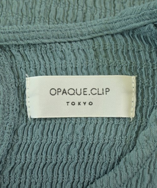 OPAQUE.CLIP（オペークドットクリップ）ブラウス 緑 サイズ:F レディース/2200724376117