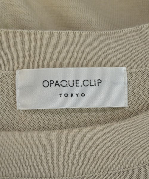 OPAQUE.CLIP（オペークドットクリップ）ニット・セーター ベージュ サイズ:38(M位) レディース/2200720883015