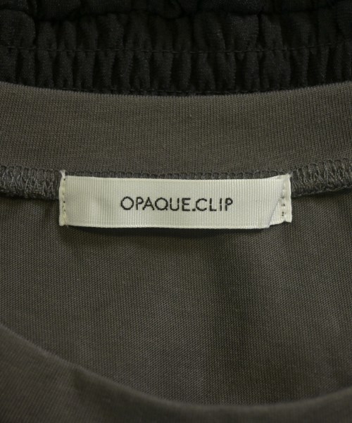 OPAQUE.CLIP（オペークドットクリップ）Tシャツ・カットソー グレー サイズ:38(M位) レディース/2200721975085