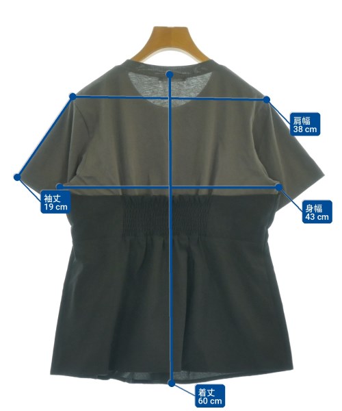 OPAQUE.CLIP（オペークドットクリップ）Tシャツ・カットソー グレー サイズ:38(M位) レディース/2200721975085